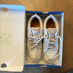 Varsity White Kids Cheer Sneakers